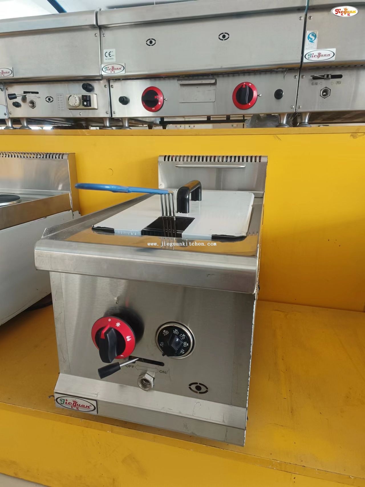 gas penggoreng dalam tangki tunggal 14L