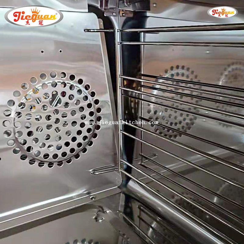 Ketuhar Perolakan digital Elektrik Komersial 4 Dulang