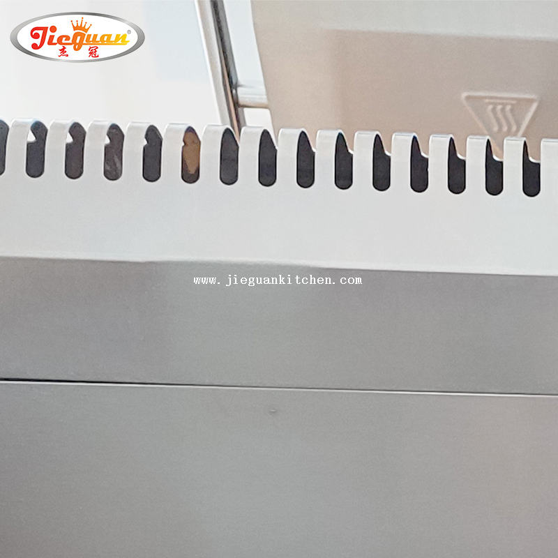 Komersial rata griddle gas LPG 730MM