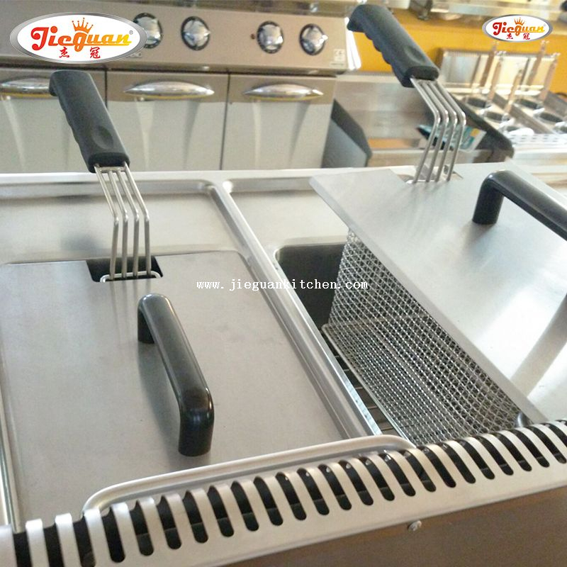 Goreng gas 14L dengan 2 tangki 