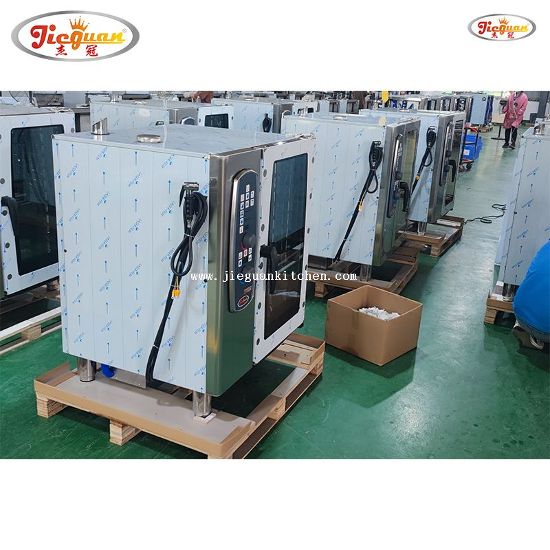 Ketuhar pengukus gabungan dengan 6/10/20 Lapisan