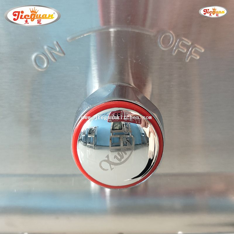 Floorstanding 12 Bakul LPG Pasta Cooker Dengan Kabinet