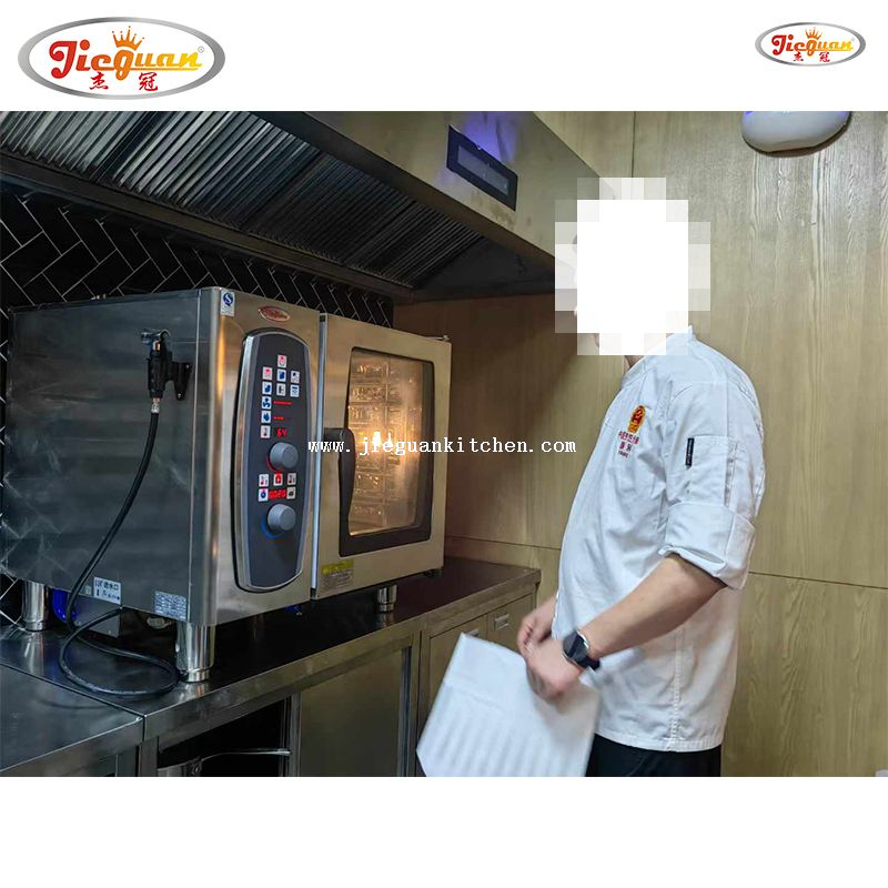 Ketuhar pengukus gabungan dengan 6/10/20 Lapisan