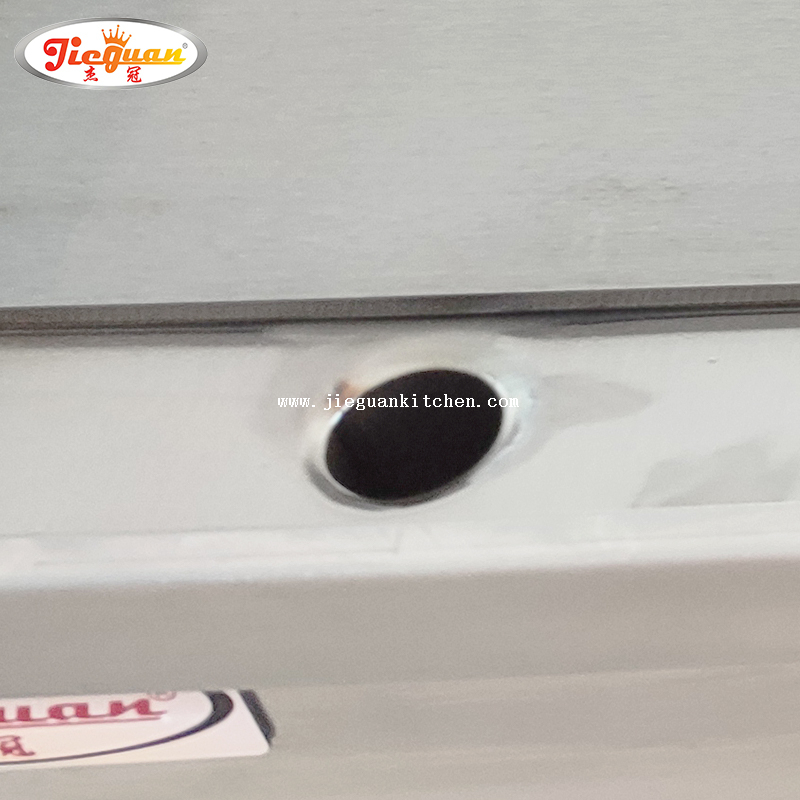 Komersial rata griddle gas LPG 730MM