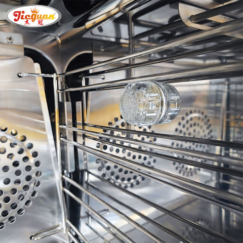 Ketuhar Dinding Keluli Tahan Karat Professinal untuk Dijual Perolakan Ketuhar Elektrik Terbina dalam Ketuhar Pembakar Komersial dengan Semburan Kabus