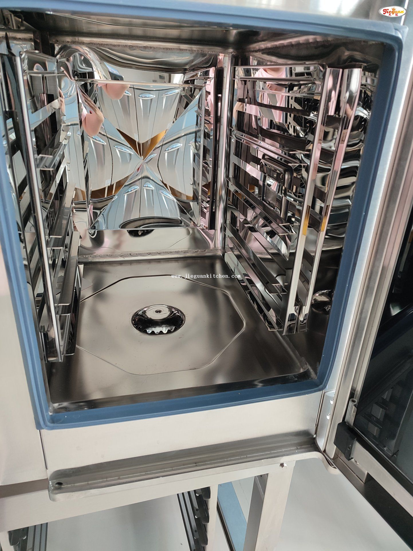 elektrik 4 lapisan 2/3 dulang kombi ketuhar di guangzhou EOA-41-MX