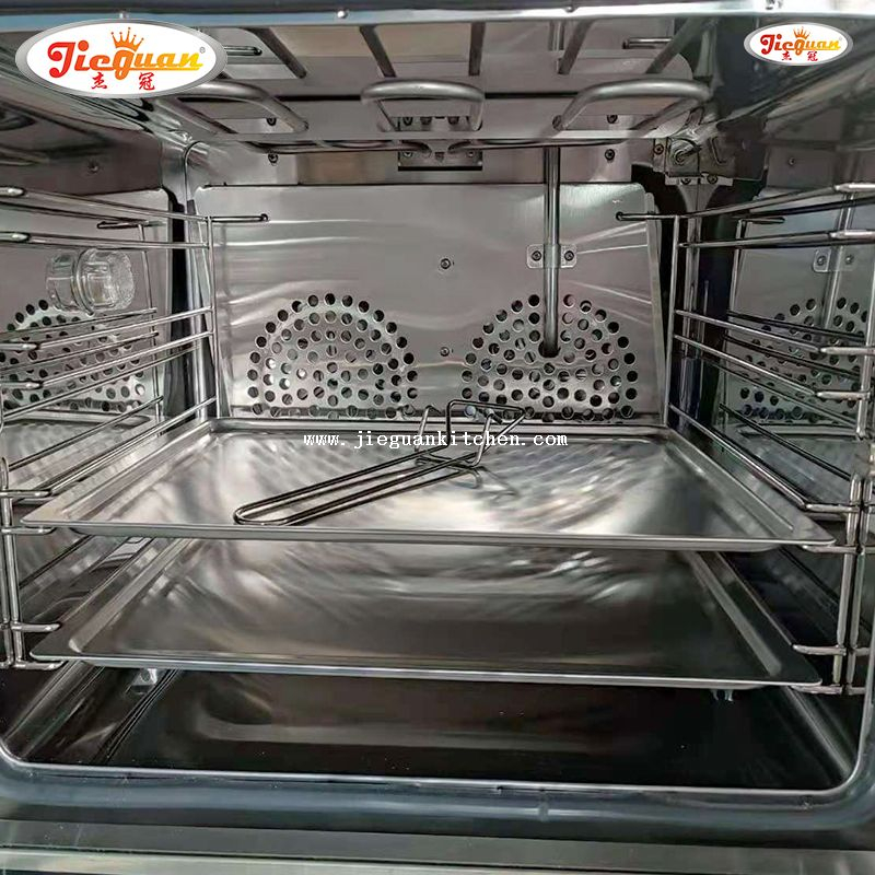 ketuhar perolakan perspektif elektrik dengan pengukus