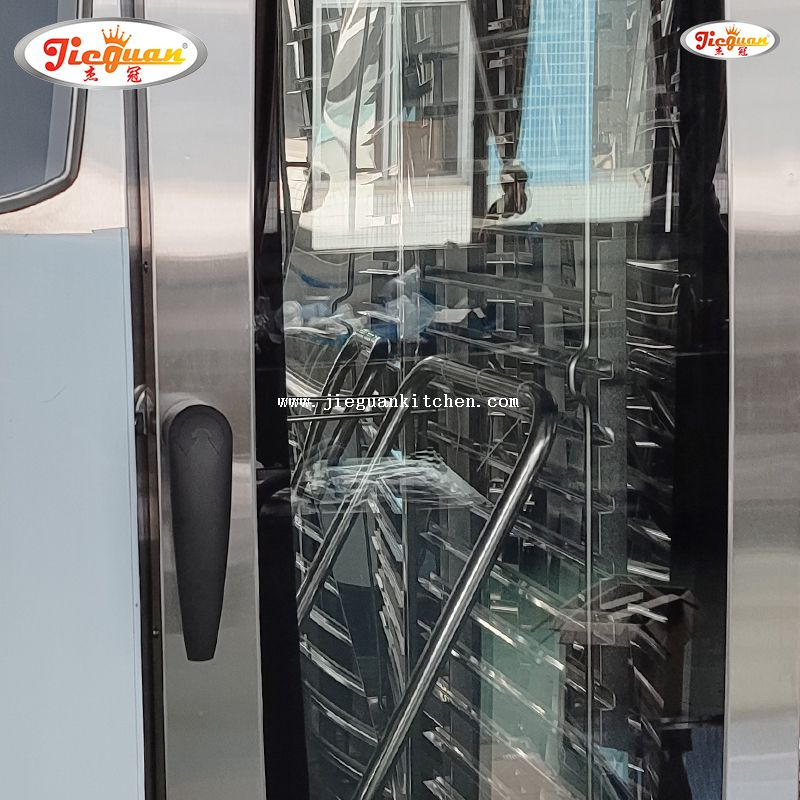 Ketuhar pengukus gabungan 20 lapis elektrik komersial EOA-20-AC dengan pembersihan sendiri