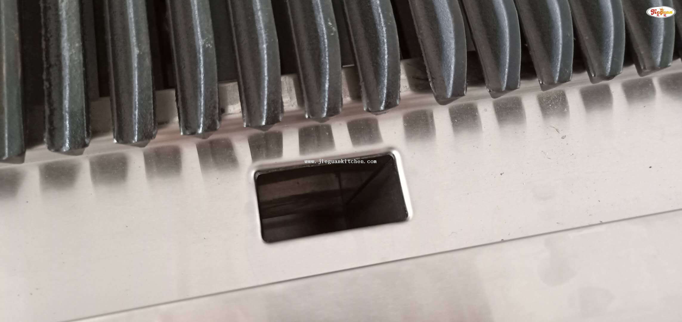  Gas Lava Rock Grill berdiri bebas dengan Kabinet