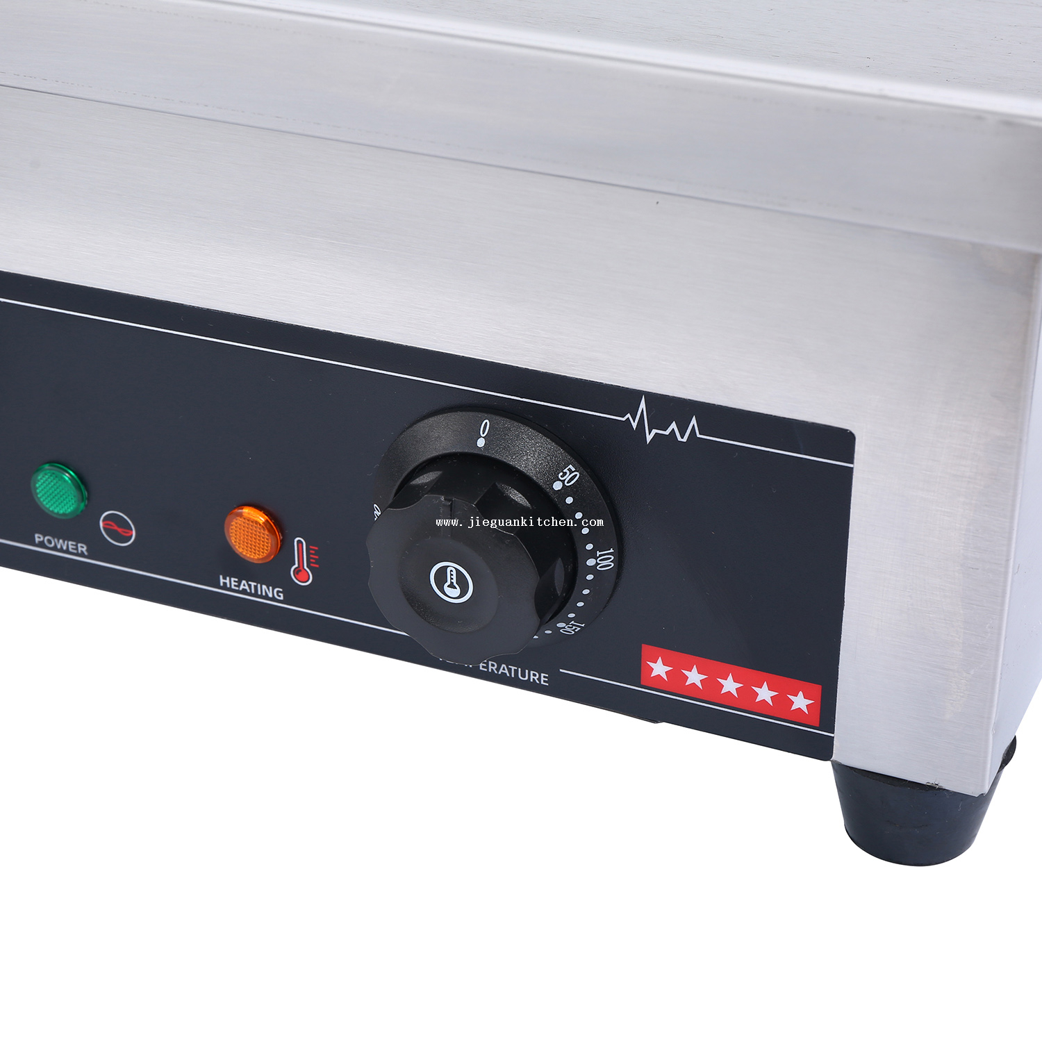 Griddle Flat Elektrik Komersial 530mm Kaunter