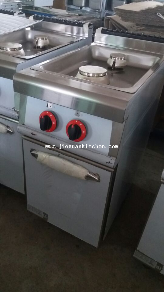Rangkaian Memasak Gas Berdiri Bebas dengan 2 penunu dan kabinet