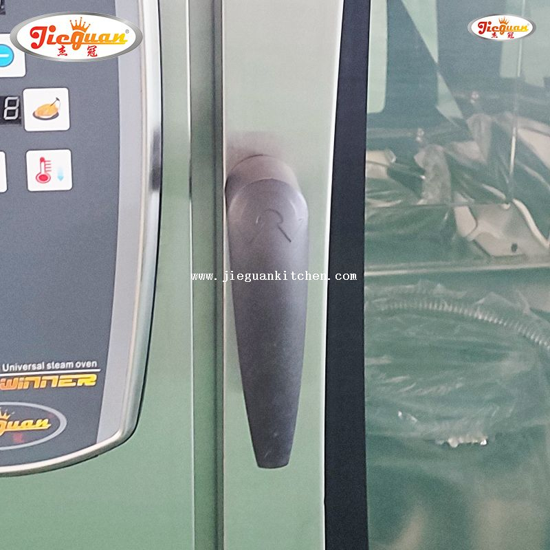 Peralatan Pembakar Komersial 4 Dulang Ketuhar Pengukus Kombi Elektrik 