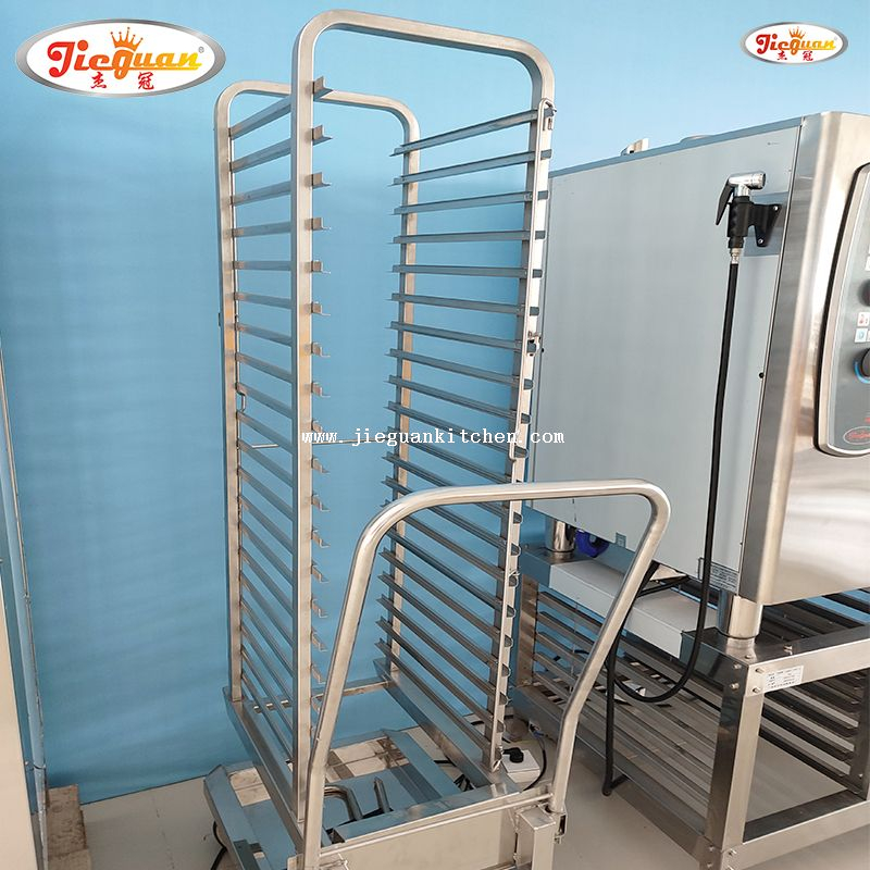 Ketuhar pengukus gabungan 20 lapis elektrik komersial EOA-20-AC dengan pembersihan sendiri