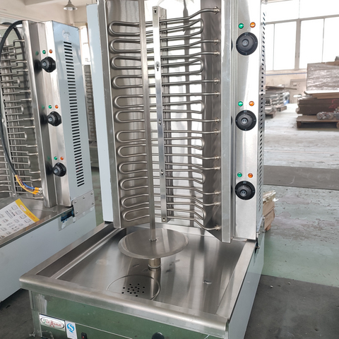 Restoran hotel komersial mesin kebab grill shawarma elektrik