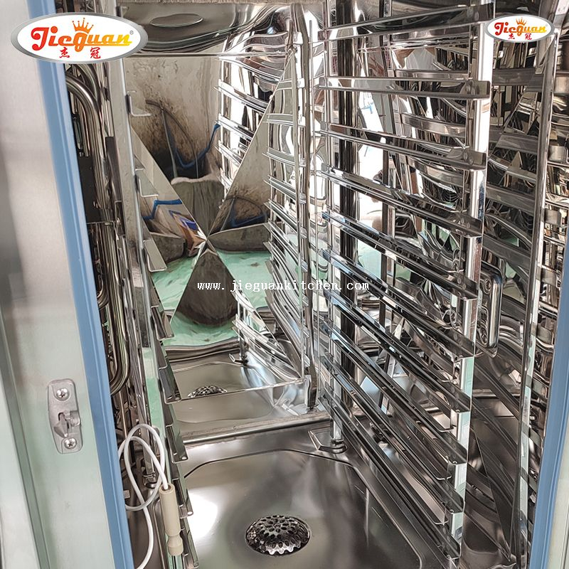 Ketuhar Pengukus Gabungan Komersial dengan 10 Lapisan dengan Skrin Sentuh